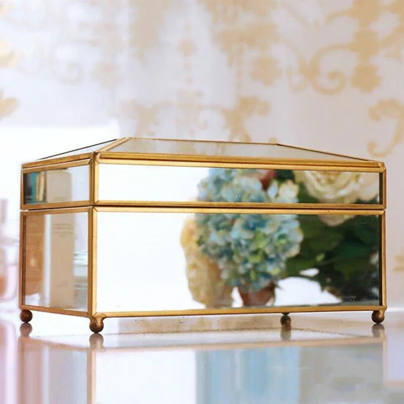 Luxury European-Style Mirror Glass Tissue Box - Image 6