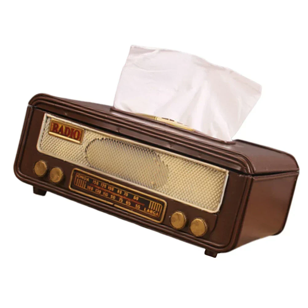 Vintage Napkin Storage Box – Radio-Inspired Design - Image 6