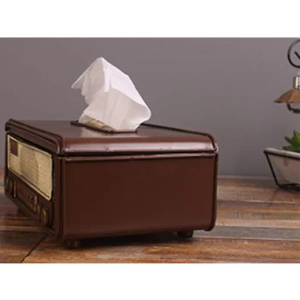 Vintage Napkin Storage Box – Radio-Inspired Design - Image 7