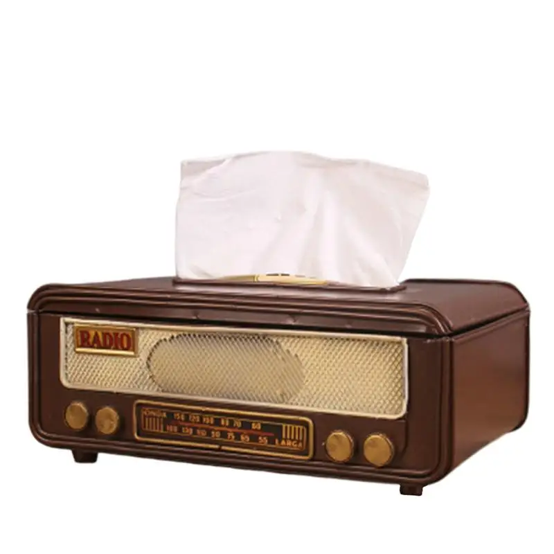 Vintage Napkin Storage Box – Radio-Inspired Design - Image 8